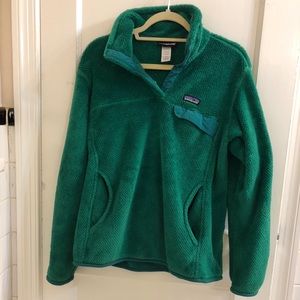 Emerald Green Patagonia Snap Pullover